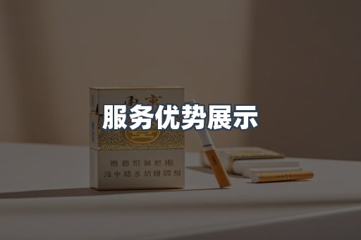 服务优势展示